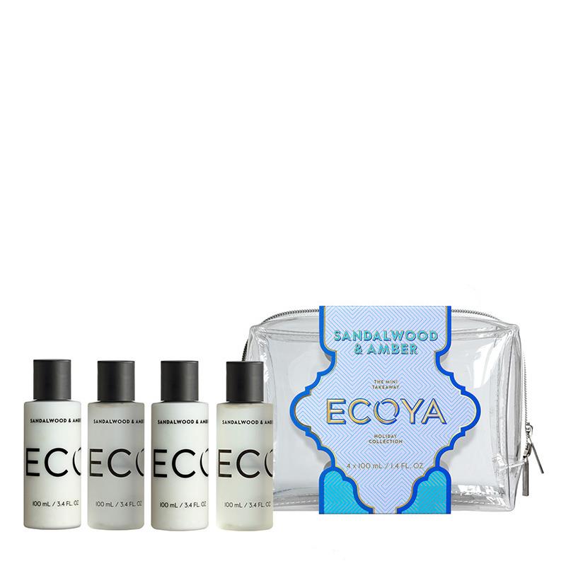 ECOYA Sandalwood & Amber Mini Takeaway Set